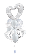 Load image into Gallery viewer, &quot;Silver Heart&quot; Balloon Bouquet
