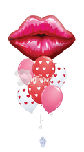 Load image into Gallery viewer, &quot;Pink Lips&quot; Valentine&#39;s Balloon Bouquet
