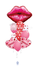 Load image into Gallery viewer, &quot;Pink Lips&quot; Valentine&#39;s Balloon Bouquet
