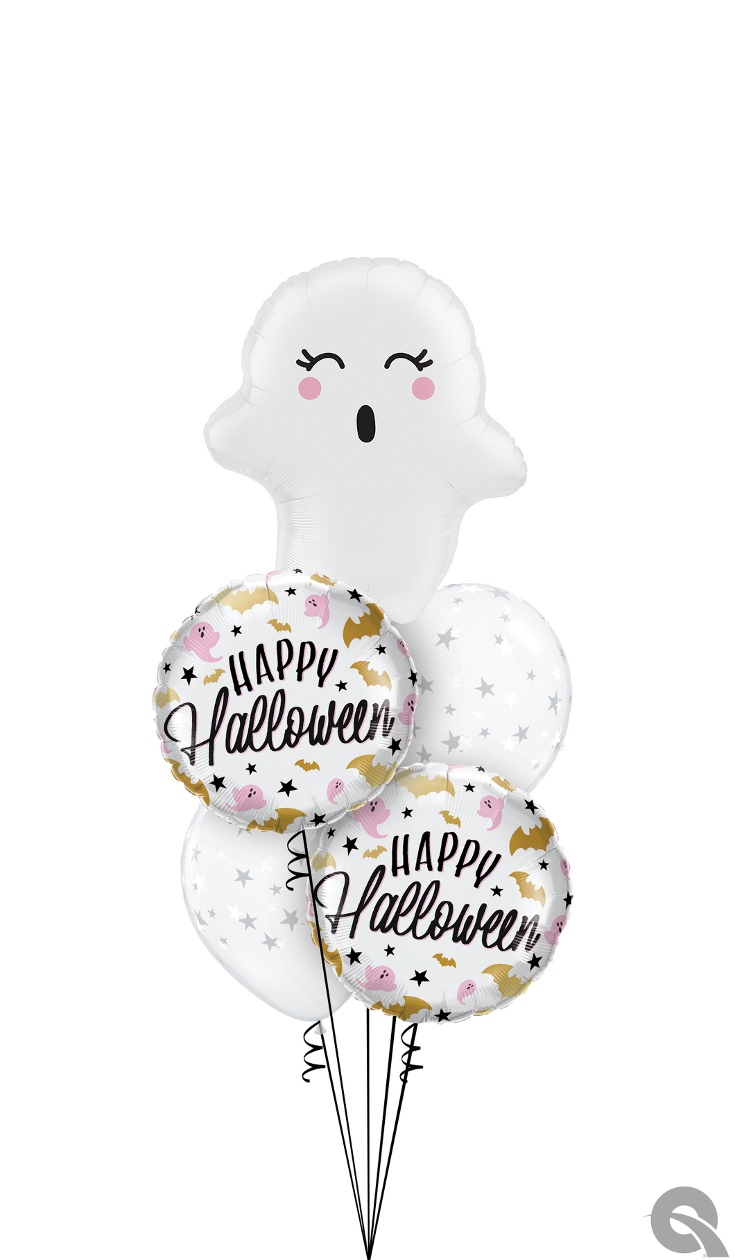 ghost halloween balloon bouquet
