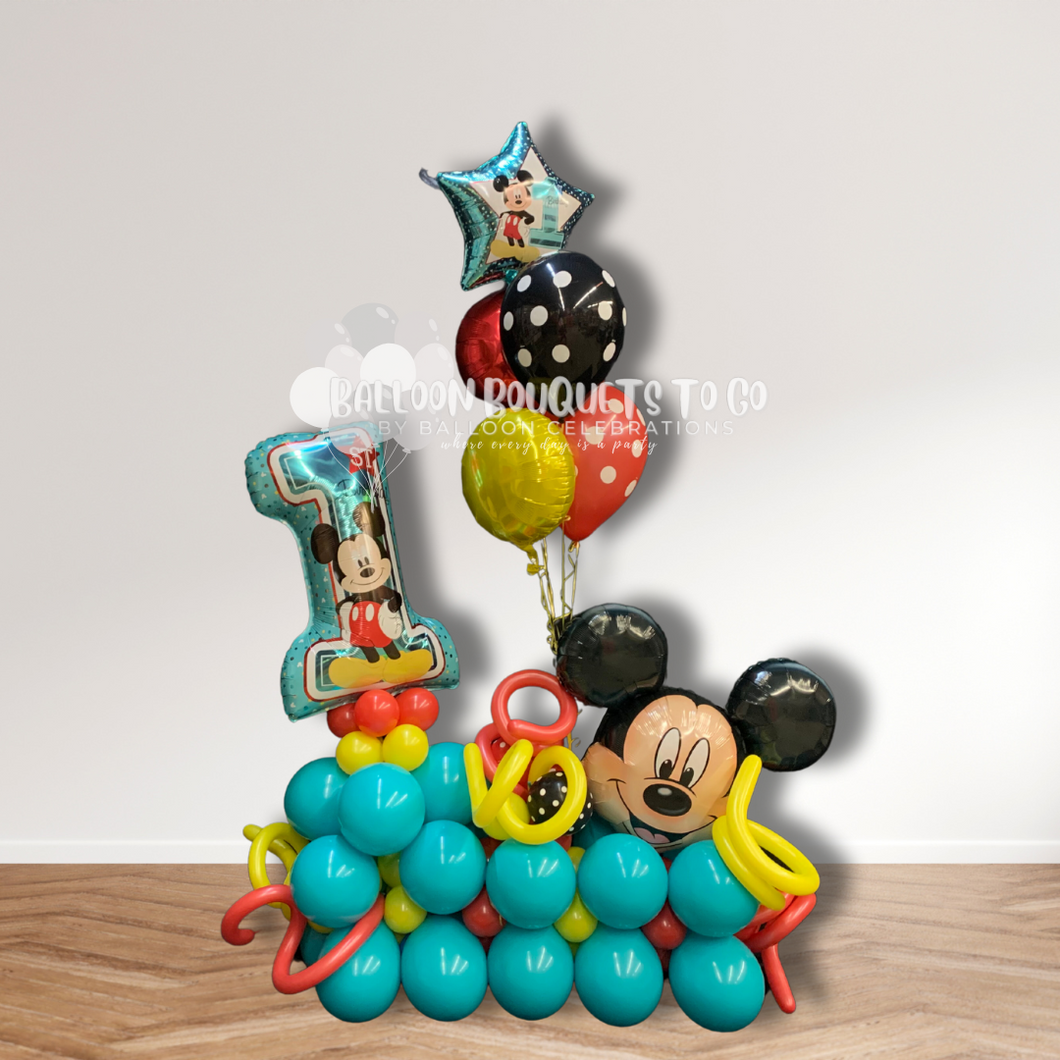 disney mickey mouse balloon bouquet birthday