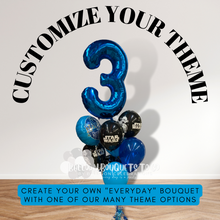 Load image into Gallery viewer, &quot;Everyday&quot; Kids Birthday Balloon Bouquet *Customize Your Theme*
